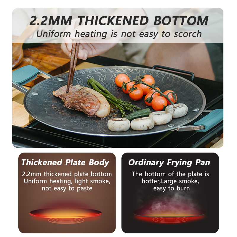Naturehike-sartén para barbaco - Kitchen Baking Containers reseña y precio