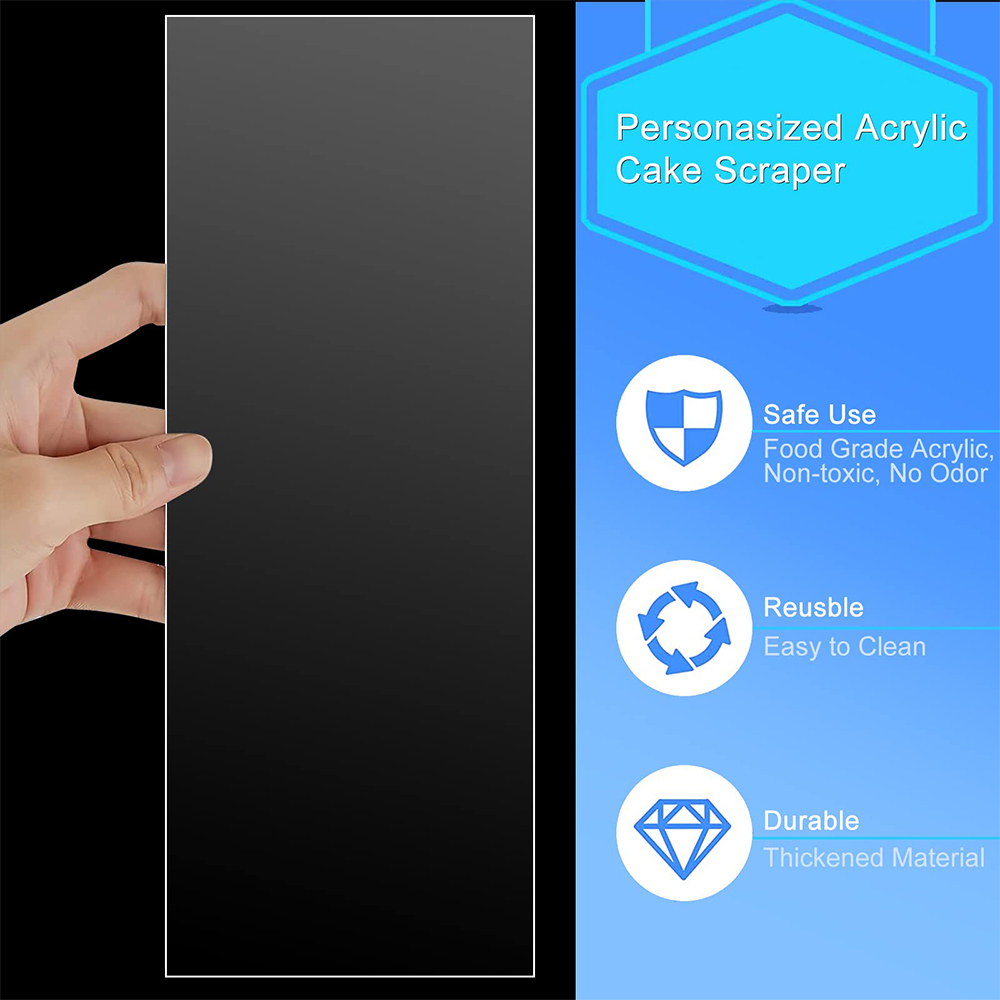 Juego de peine acrílico para d - Fondant Smoother Set reseña y precio