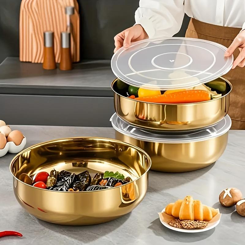 Nuevo Tazón Mezclador de Acero - Kitchen Baking Bowls reseña y precio
