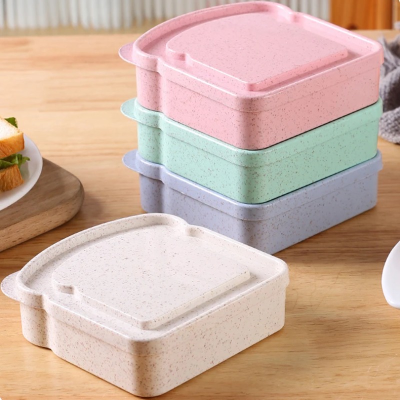 Caja de sándwich Bento reutili - Kitchen Baking Tray Organizer reseña y precio