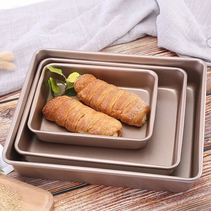 Bandeja rectangular de acero a - Kitchen Oven Baking Pans reseña y precio