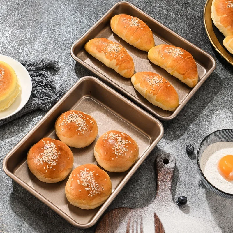 Bandeja rectangular de acero a - Kitchen Oven Baking Pans reseña y precio