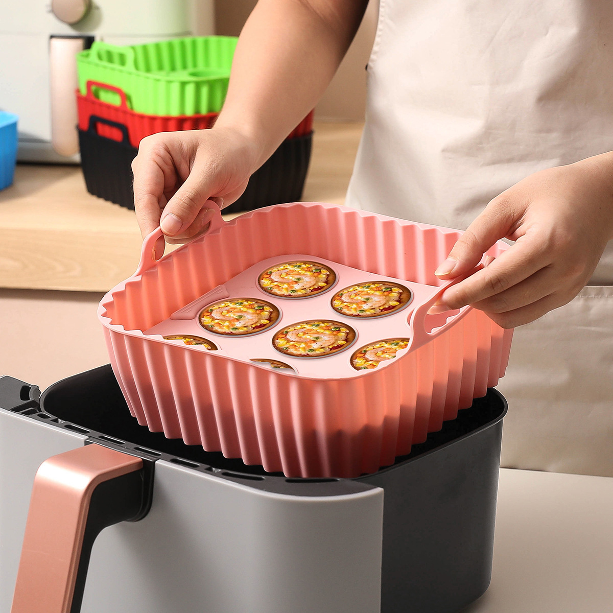 Juego de 2 Moldes de Silicona  - Kitchen Oven Baking Pans reseña y precio