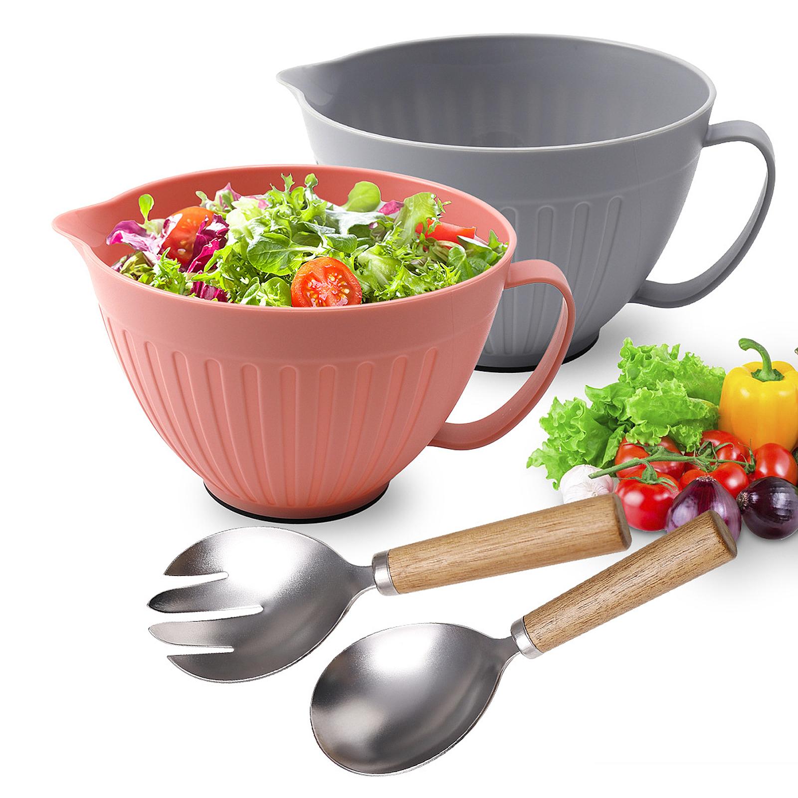 Cuenco para mezclar con boquil - Kitchen Baking Bowls reseña y precio