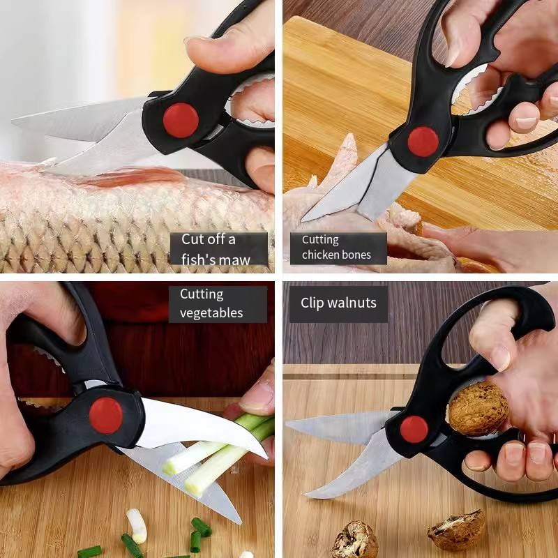 Tijeras de cocina de acero ino - Kitchen Jobs reseña y precio