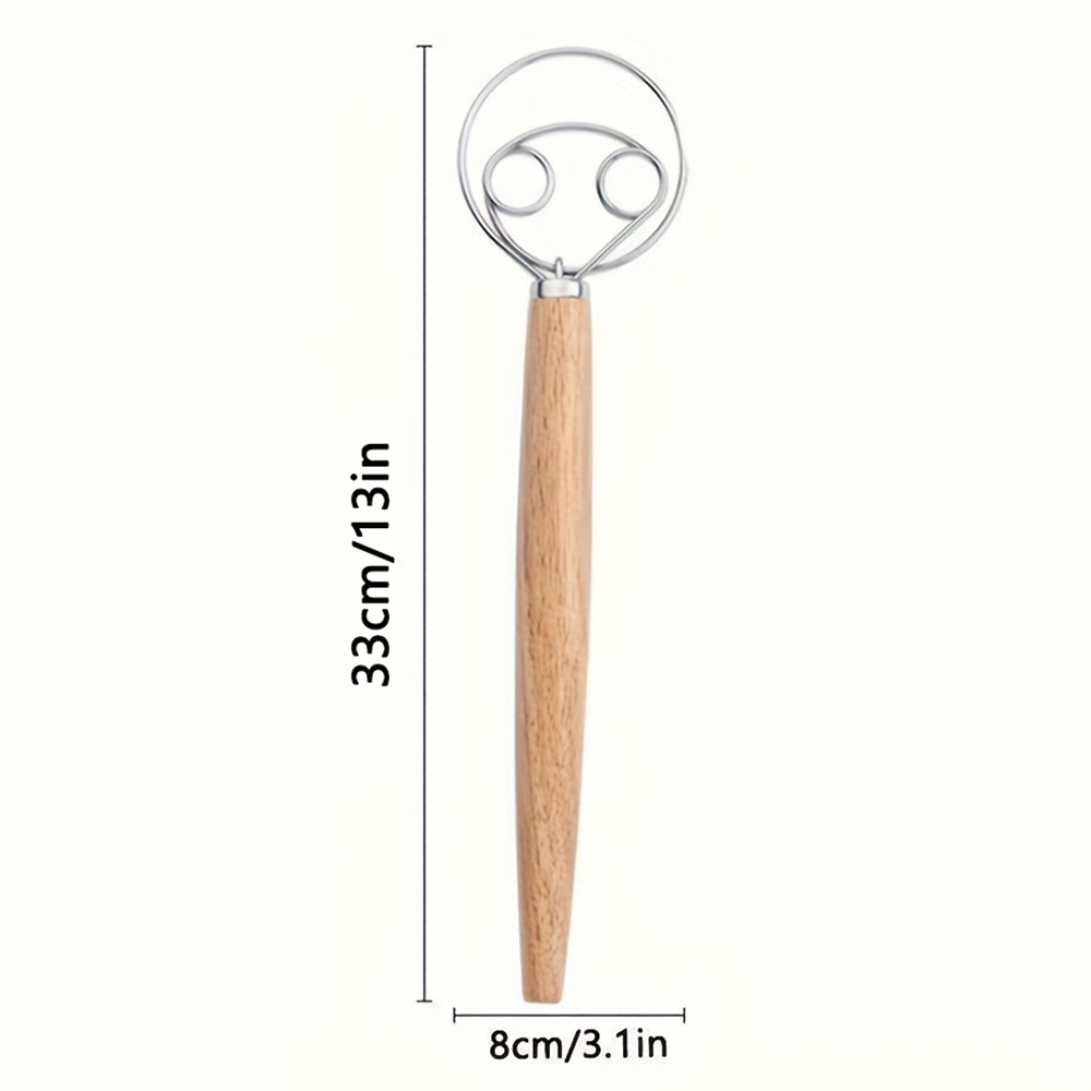 Batidor de masa de acero inoxi - Bread Baking Kitchen Utensils reseña y precio