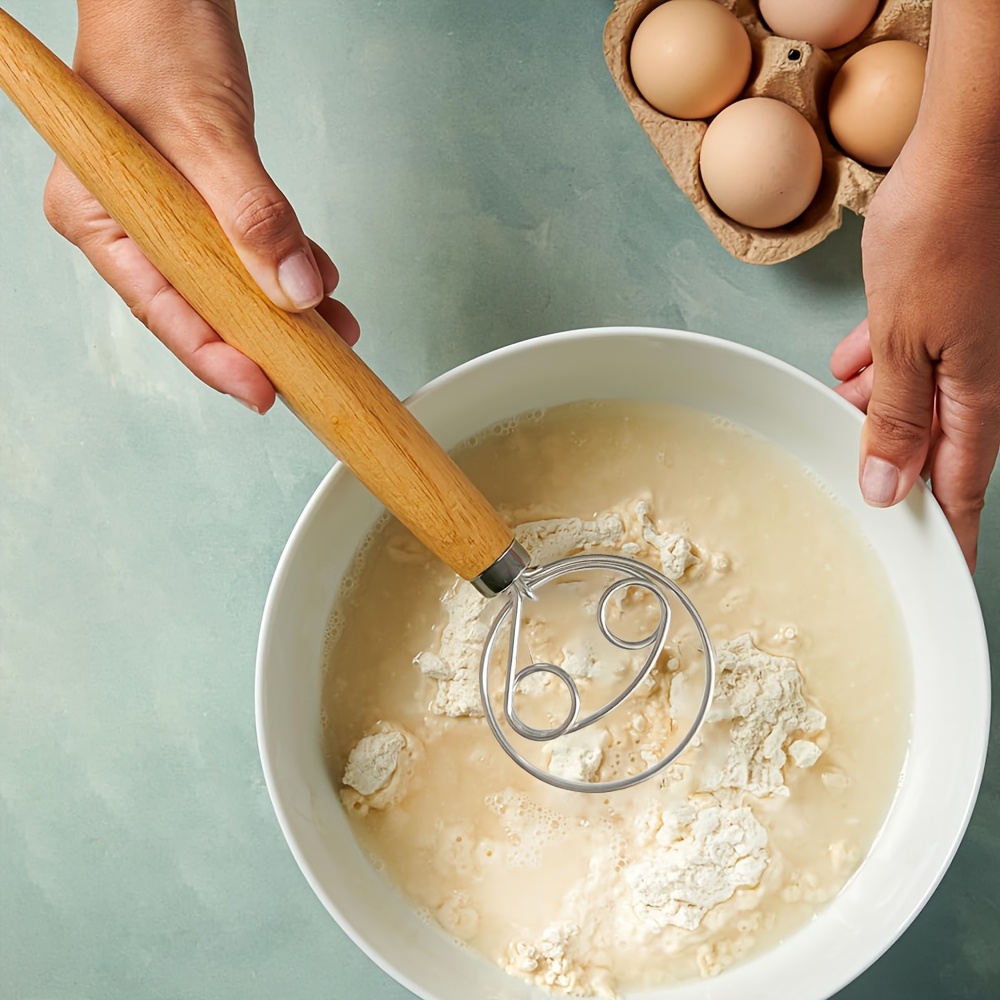 Batidor de masa de acero inoxi - Bread Baking Kitchen Utensils reseña y precio