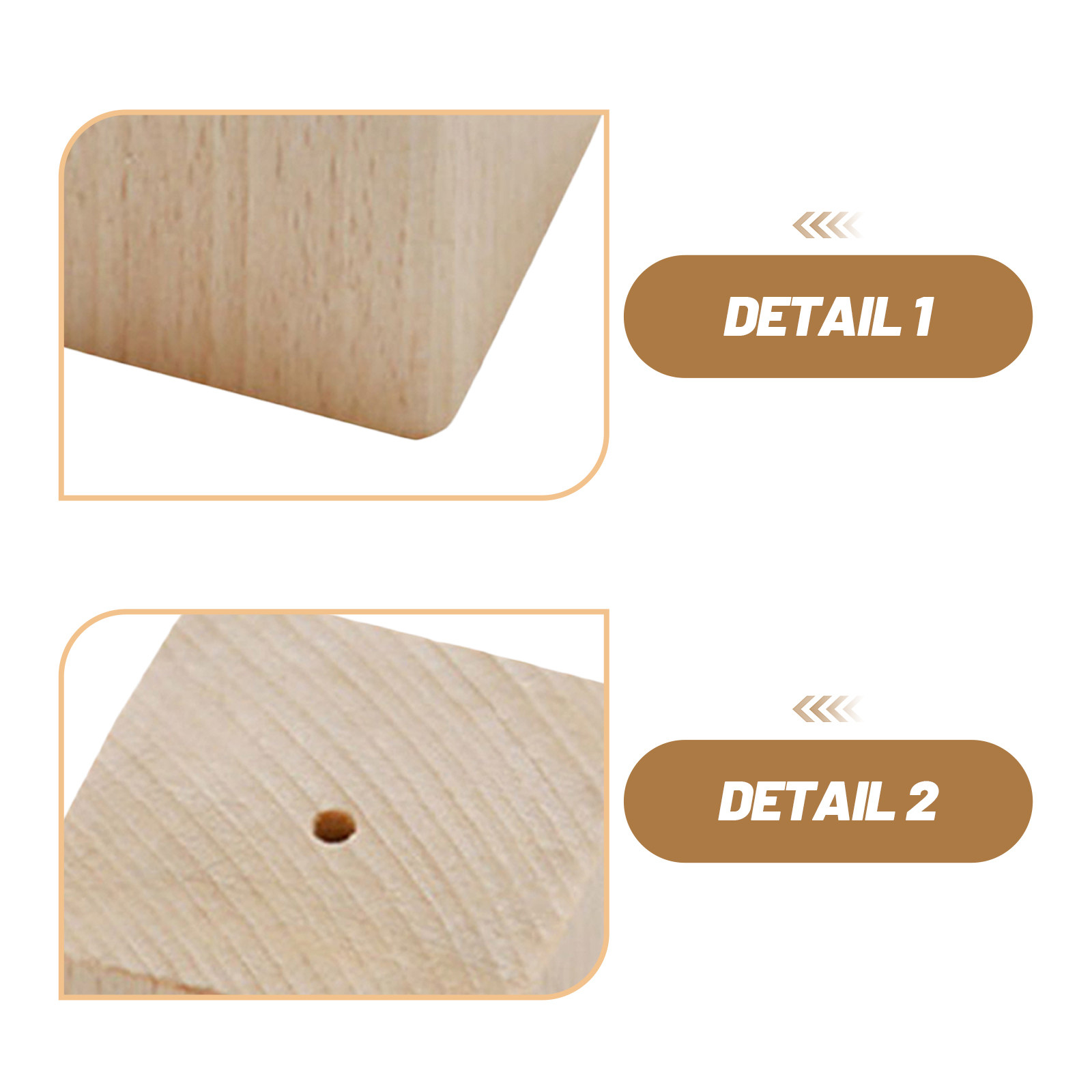 2 Soportes de Madera para Flor - Kitchen Baking Decor reseña y precio