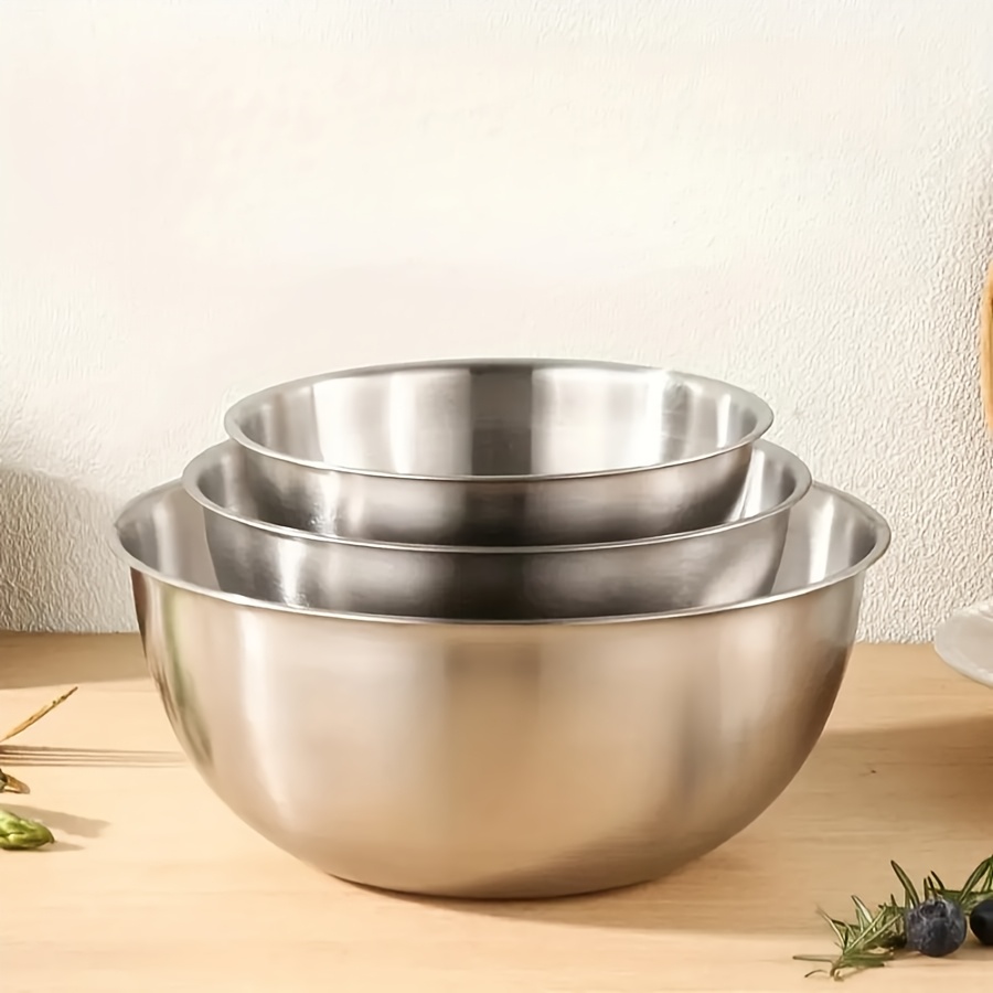 Juego de 3 tazones para ensala - Kitchen Baking Bowls reseña y precio