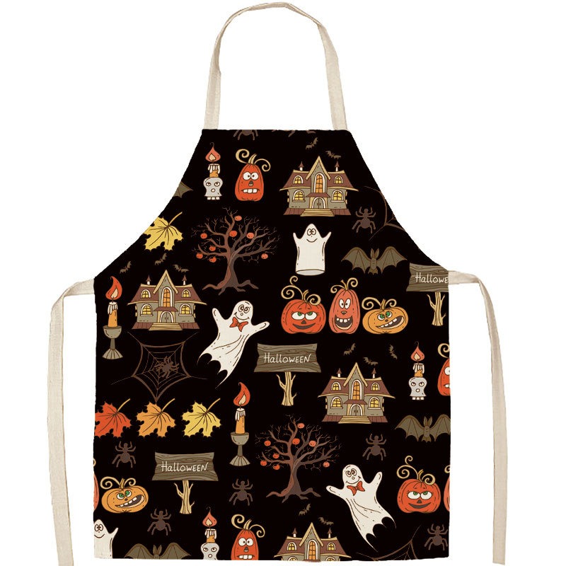Delantal de algodón y lino con - Kitchen Witch Baking reseña y precio