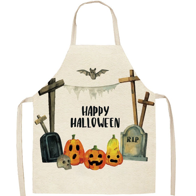 Delantal de algodón y lino con - Kitchen Witch Baking reseña y precio