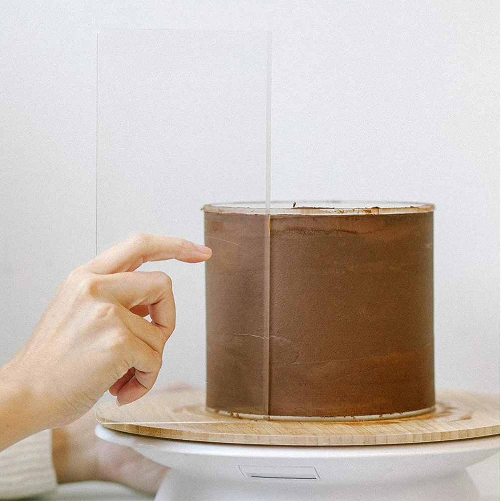Raspador de acrílico transpare - Fondant Smoother Set reseña y precio