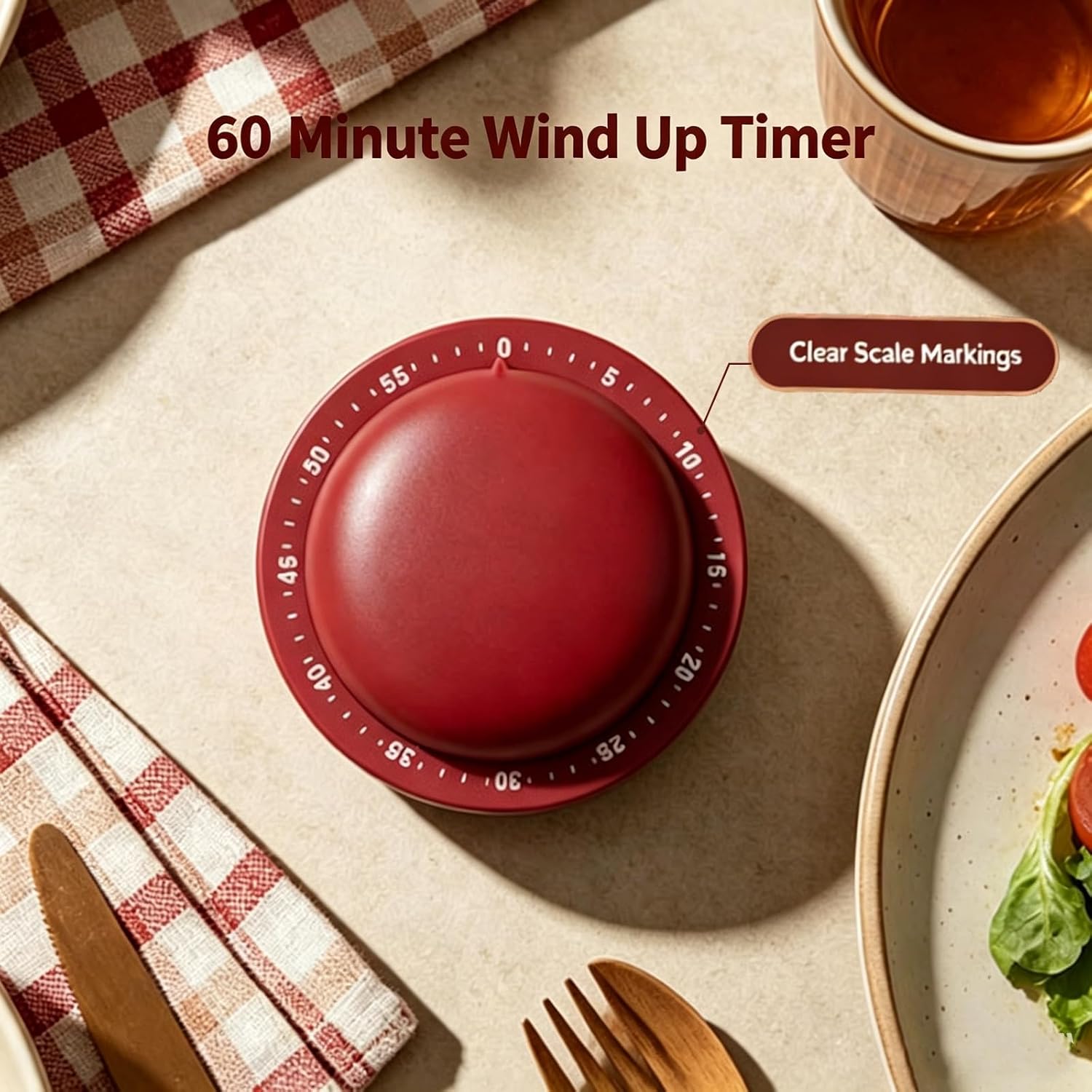 Temporizador de Cocina Mecánic - Kitchen Baking Timer reseña y precio