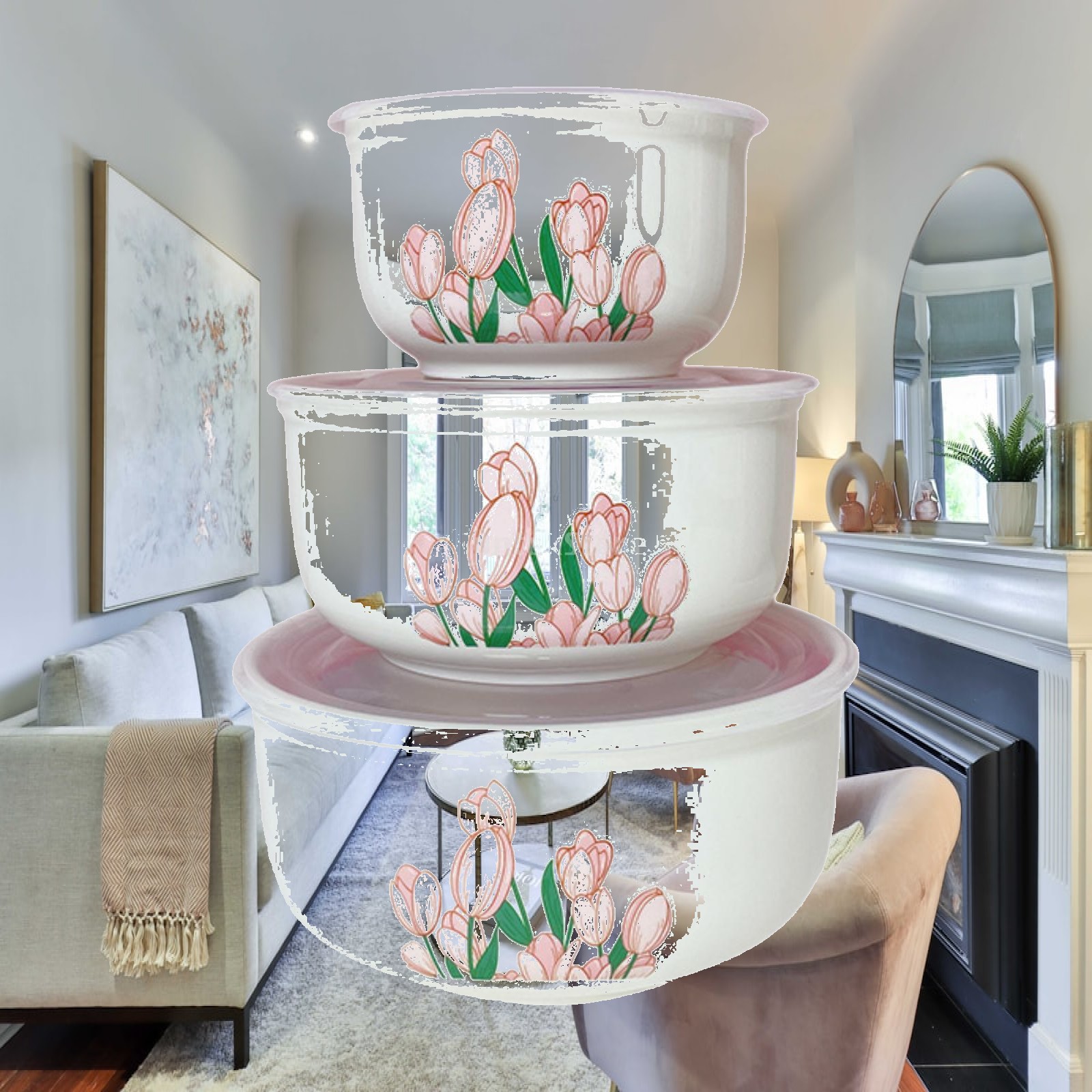 Juego de 3 Tazones para Mezcla - Kitchen Baking Storage Containers reseña y precio