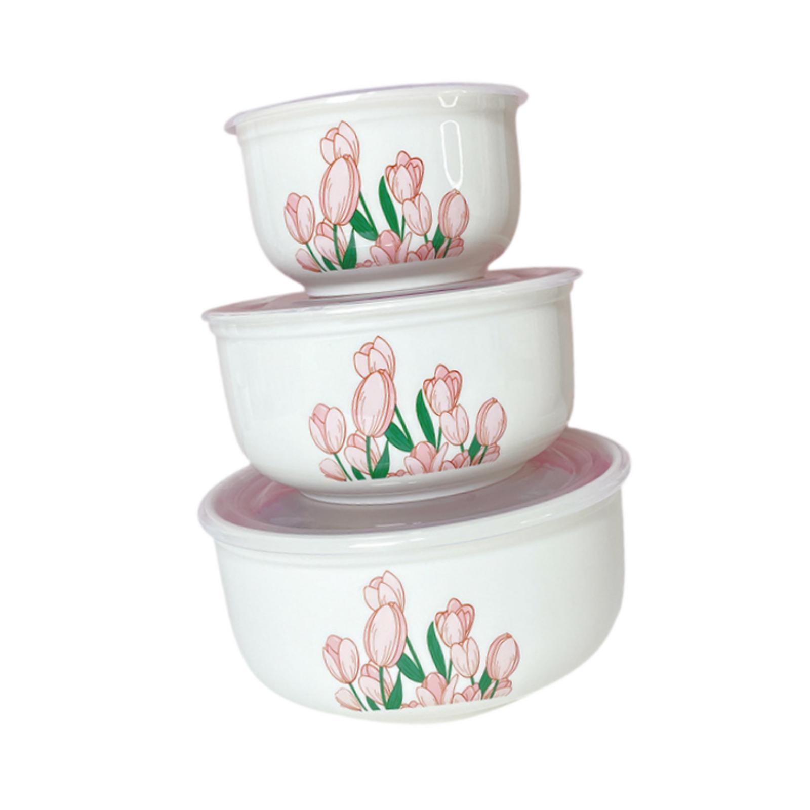Juego de 3 Tazones para Mezcla - Kitchen Baking Storage Containers reseña y precio