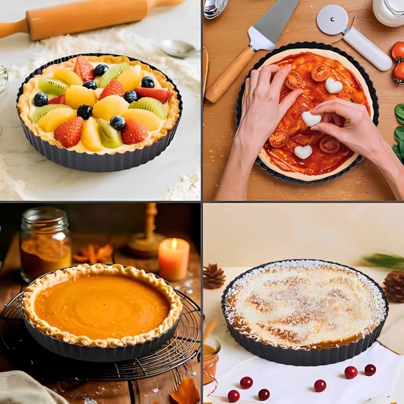 1 unidad Molde para tartas y q - Kitchen Oven Baking Pans reseña y precio