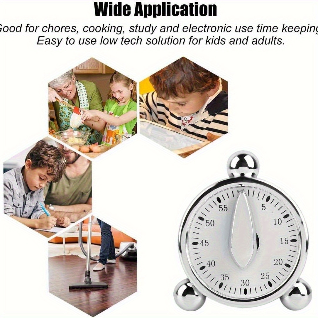 Temporizador mecánico visible, - Kitchen Baking Timer reseña y precio