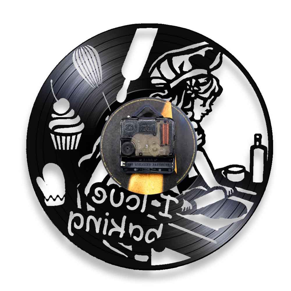 Reloj de Pared de Vinilo con D - Kitchen And Baking Life reseña y precio