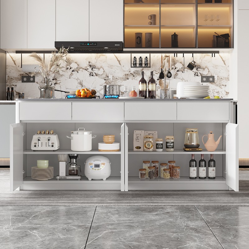 Gabinete de isla de cocina, me - Kitchen Baking Island reseña y precio